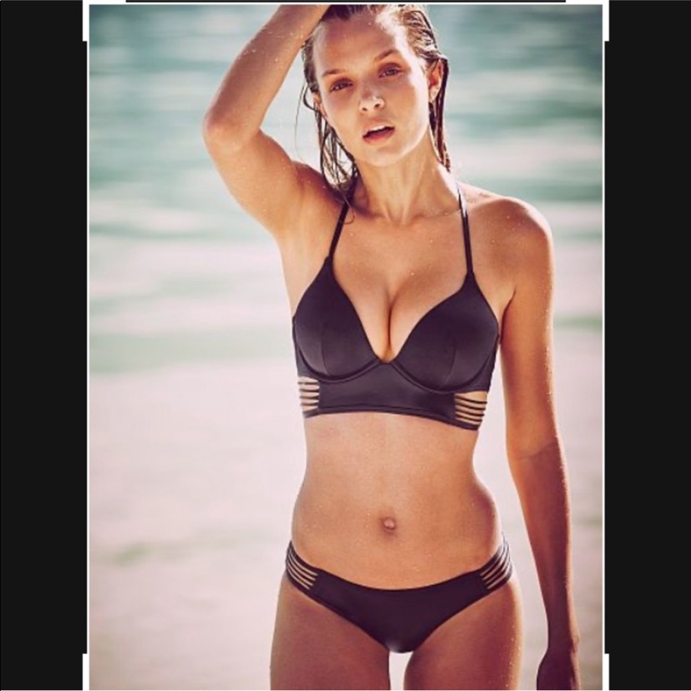 Victoria’s Secret Bombshell longline swim Top